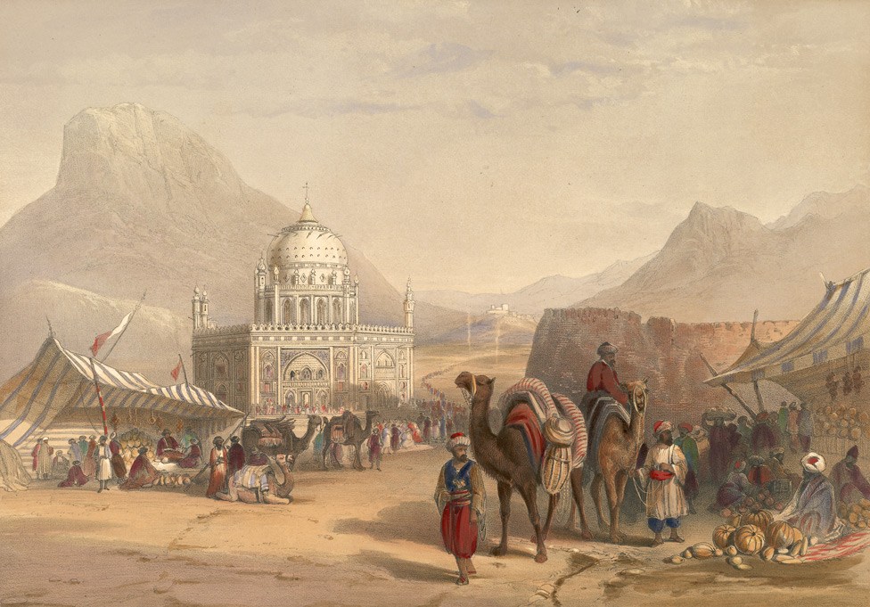 Unknown Artist Temple of 'Ahmed Shauh', King of Afghanistan